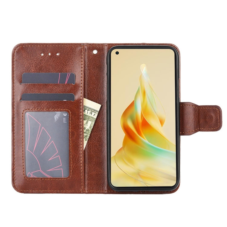 For Honor X9a 5G Crystal Texture Leather Phone Case