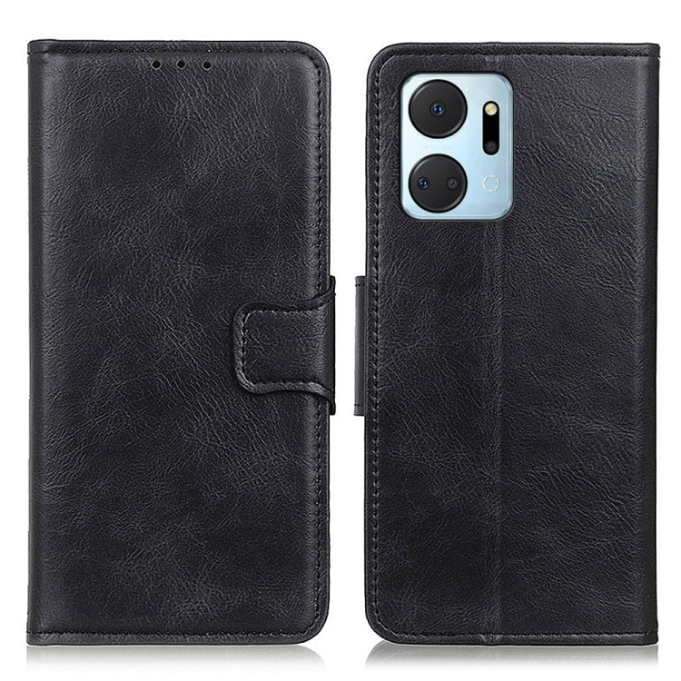 For Honor X7A Mirren Crazy Horse Texture Horizontal Flip Leather Phone Case
