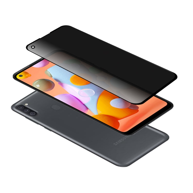 For Galaxy A11 Anti-spy Tempered Glass Protective Film