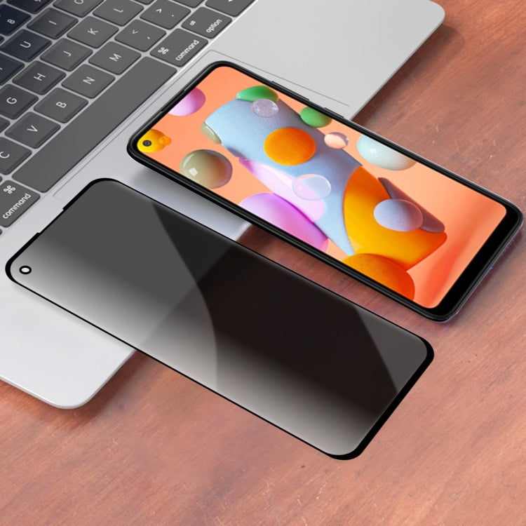 For Galaxy A11 Anti-spy Tempered Glass Protective Film