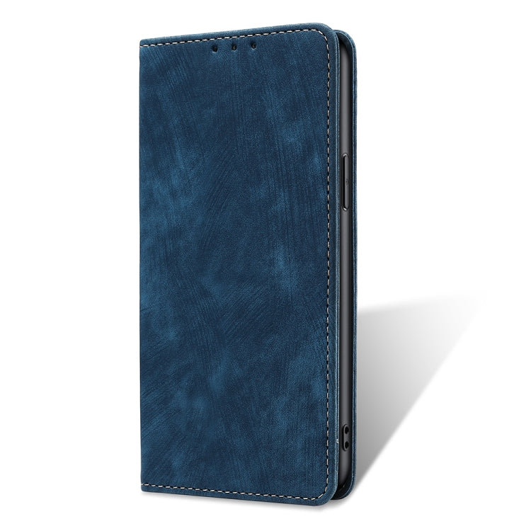 For Motorola Moto E13 4G RFID Anti-theft Brush Magnetic Leather Phone Case