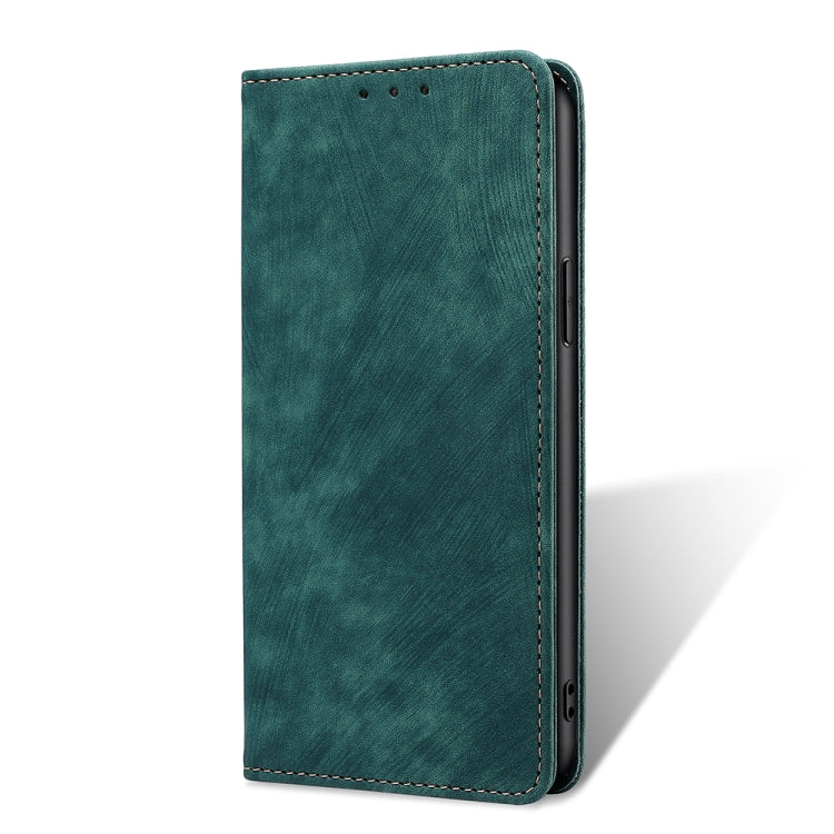 For Honor X9a 5G RFID Anti-theft Brush Magnetic Leather Phone Case