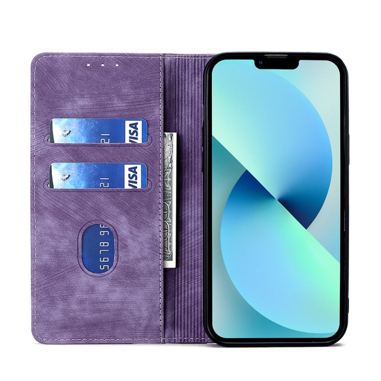 For Honor X9a 5G RFID Anti-theft Brush Magnetic Leather Phone Case