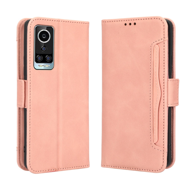 For BLU Bold N2 Skin Feel Calf Texture Card Slots Leather Phone Case