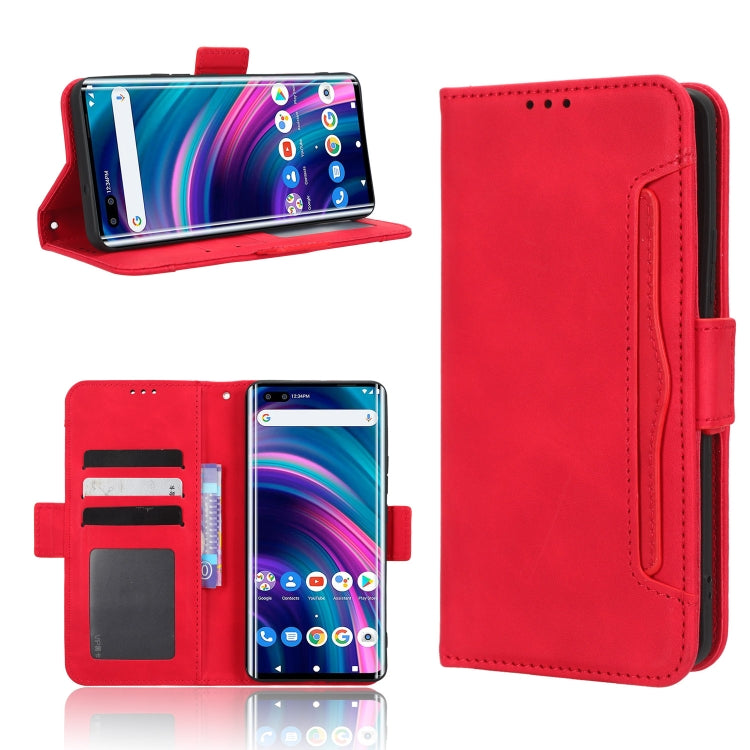 For BLU Bold N2 Skin Feel Calf Texture Card Slots Leather Phone Case