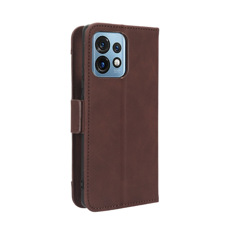 For Motorola Moto X40 Pro Skin Feel Calf Texture Card Slots Leather Phone Case
