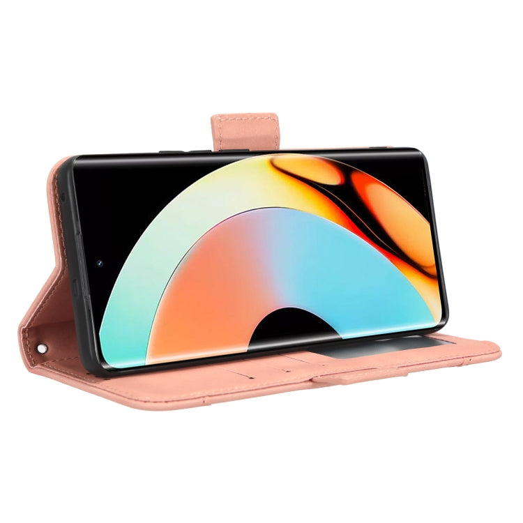 For Realme 10 Pro+ Skin Feel Calf Texture Card Slots Leather Phone Case