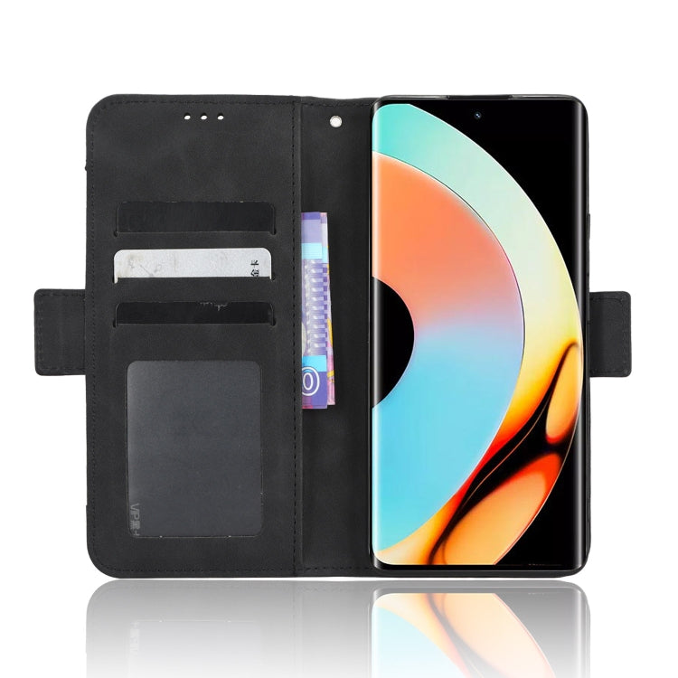 For Realme 10 Pro+ Skin Feel Calf Texture Card Slots Leather Phone Case