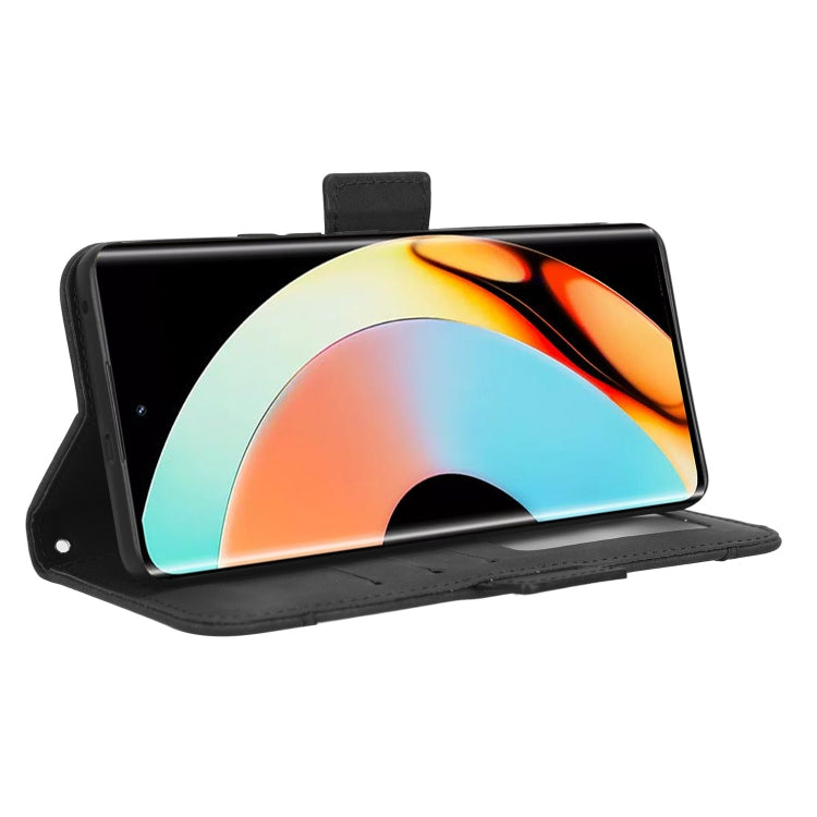 For Realme 10 Pro+ Skin Feel Calf Texture Card Slots Leather Phone Case