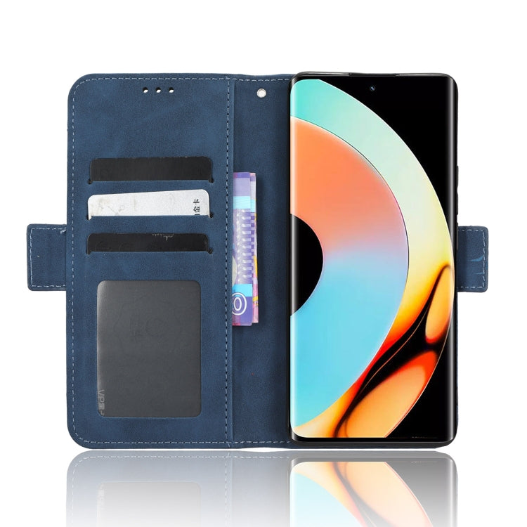 For Realme 10 Pro+ Skin Feel Calf Texture Card Slots Leather Phone Case