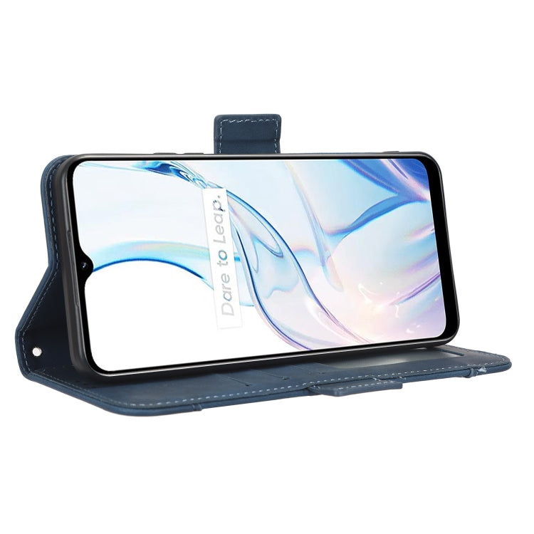 For Realme C30 / C30s Foreign Skin Feel Calf Texture Card Slots Leather Phone Case