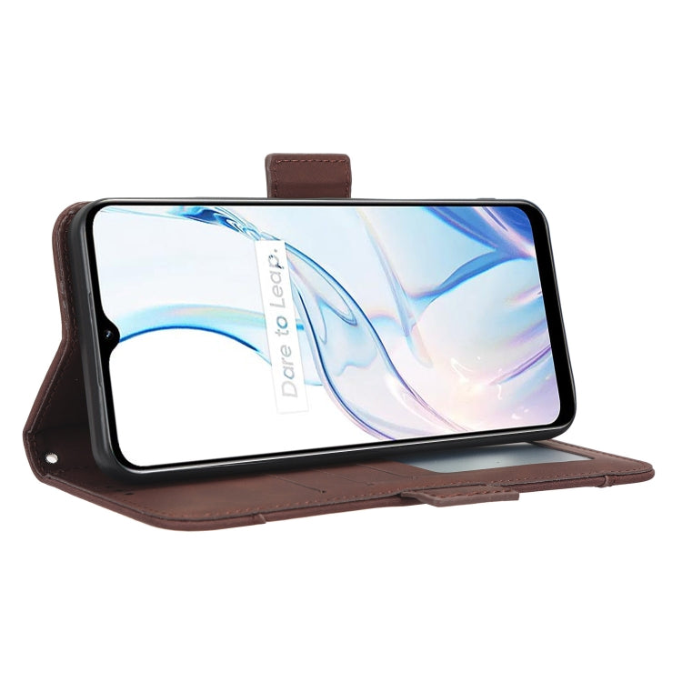 For Realme C30 / C30s Foreign Skin Feel Calf Texture Card Slots Leather Phone Case