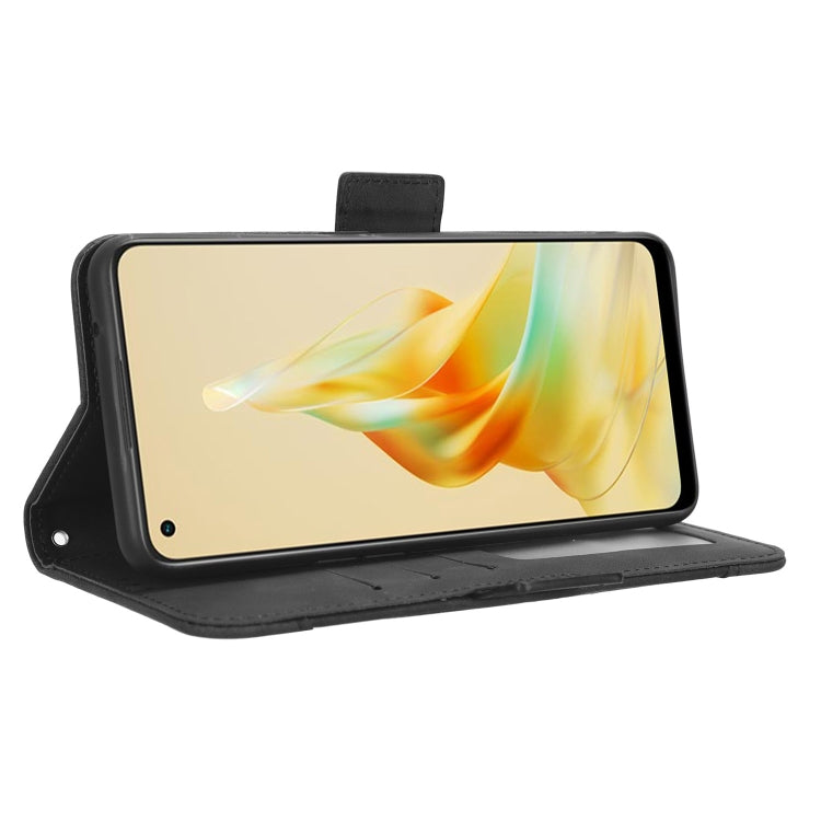 For OPPO Reno8 T 4G Skin Feel Calf Texture Card Slots Leather Phone Case