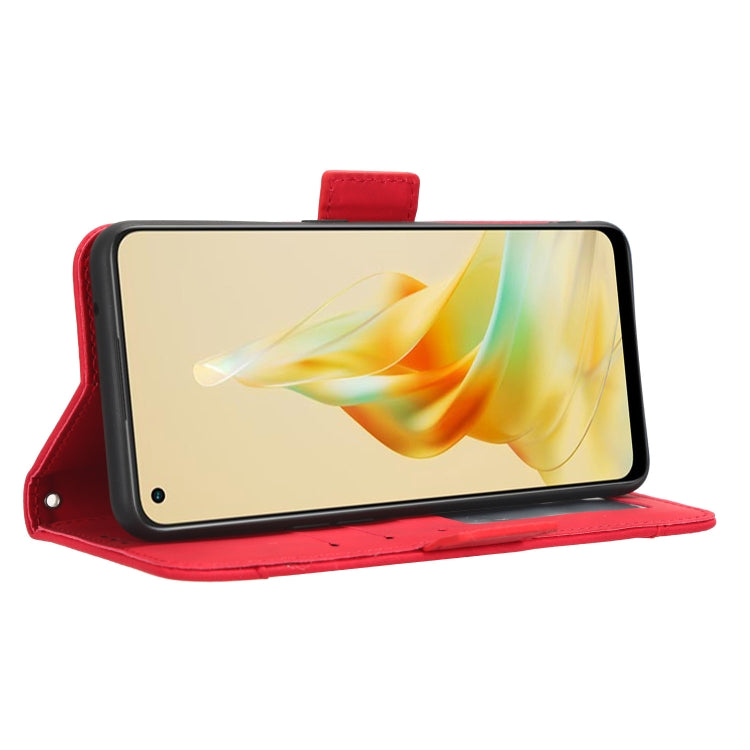 For OPPO Reno8 T 4G Skin Feel Calf Texture Card Slots Leather Phone Case