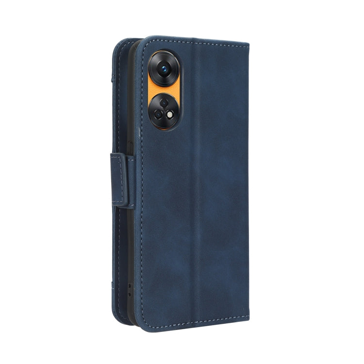 For OPPO Reno8 T 4G Skin Feel Calf Texture Card Slots Leather Phone Case