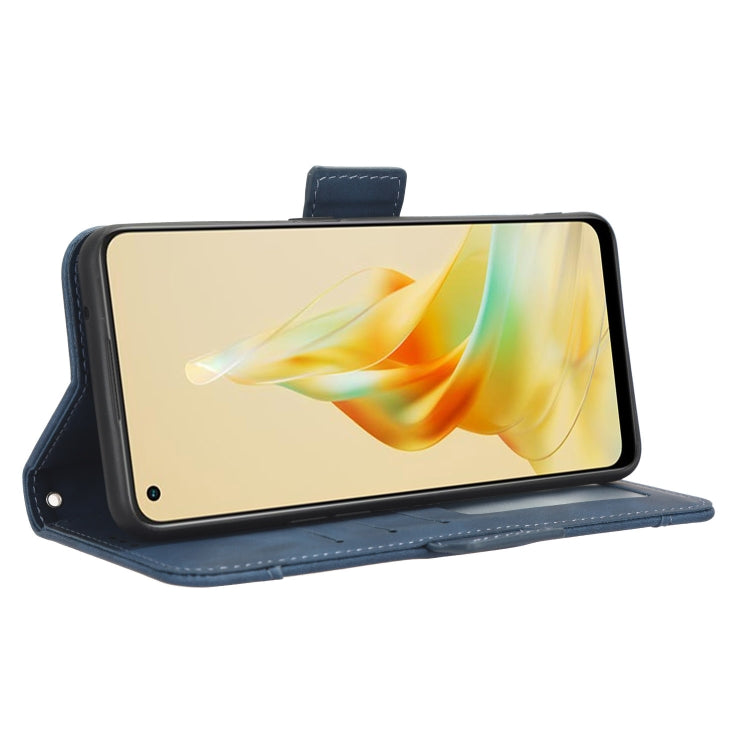 For OPPO Reno8 T 4G Skin Feel Calf Texture Card Slots Leather Phone Case