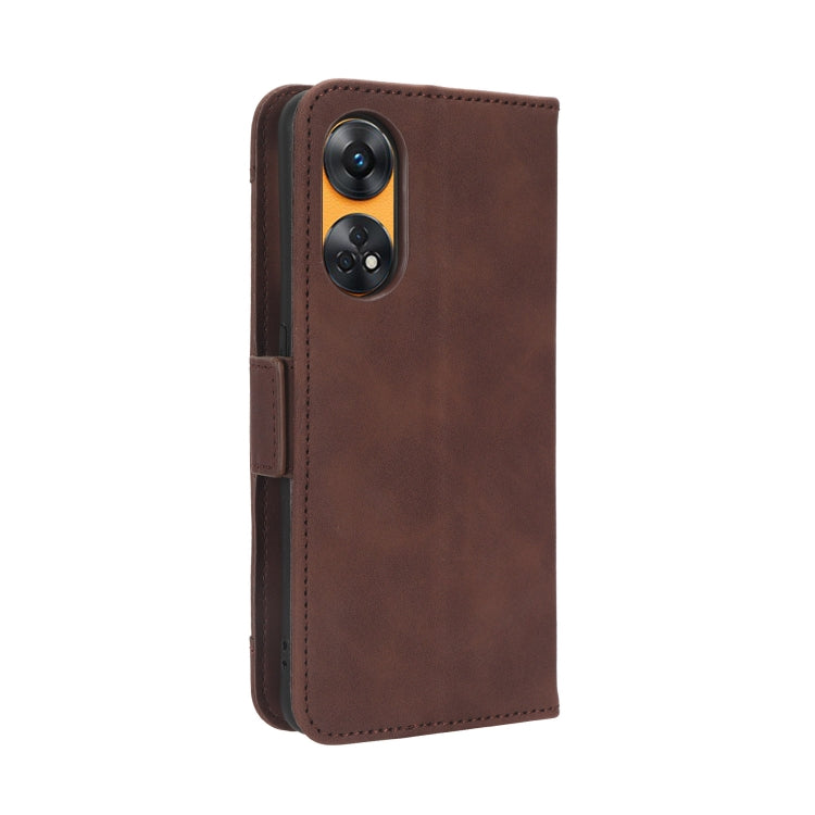 For OPPO Reno8 T 4G Skin Feel Calf Texture Card Slots Leather Phone Case