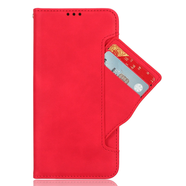 For TCL 40 R 5G Skin Feel Calf Texture Card Slots Leather Phone Case