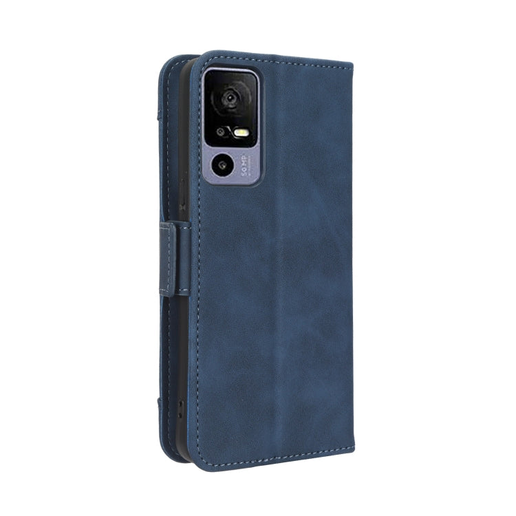 For TCL 40 R 5G Skin Feel Calf Texture Card Slots Leather Phone Case