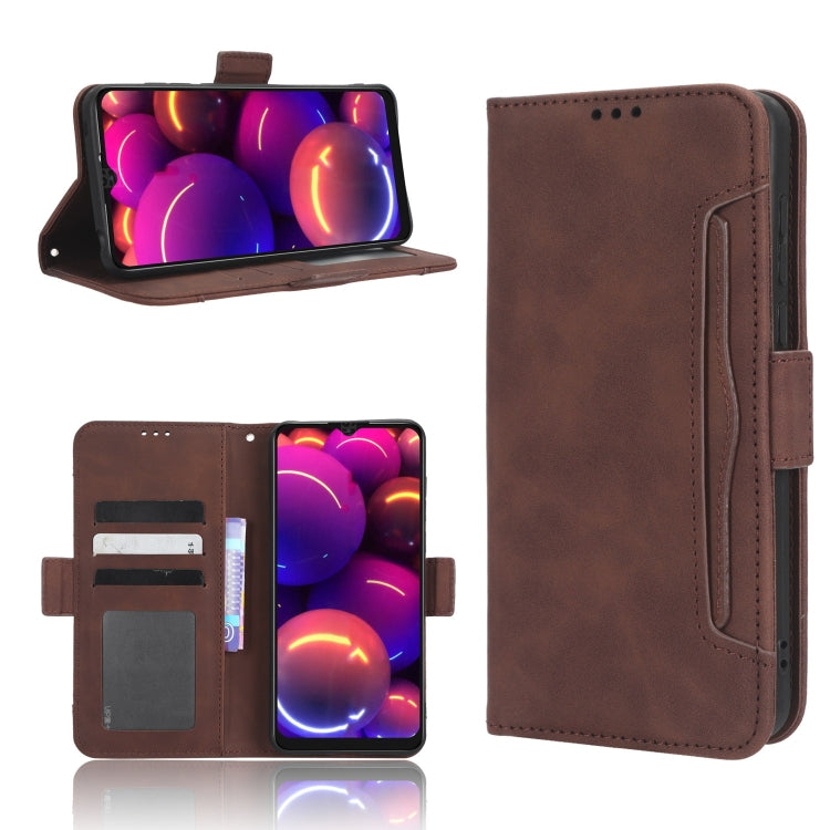For TCL 305i Skin Feel Calf Texture Card Slots Leather Phone Case