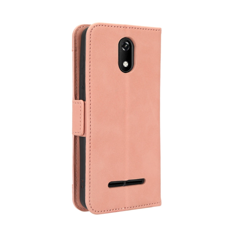 For Unimax UMX U696CL Skin Feel Calf Texture Card Slots Leather Phone Case