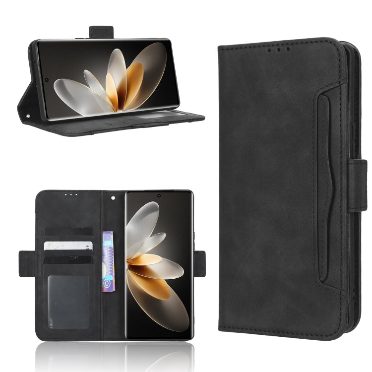 For vivo S16 Pro / S16 Skin Feel Calf Texture Card Slots Leather Phone Case