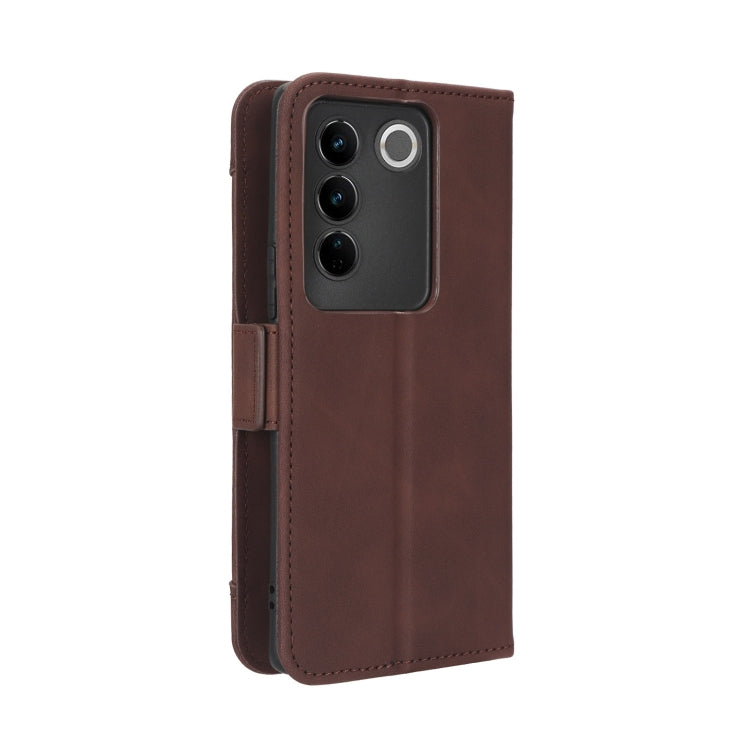 For vivo S16 Pro / S16 Skin Feel Calf Texture Card Slots Leather Phone Case