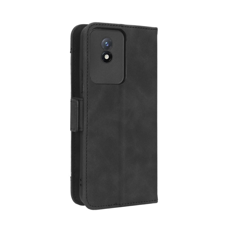 For vivo Y02 4G Skin Feel Calf Texture Card Slots Leather Phone Case