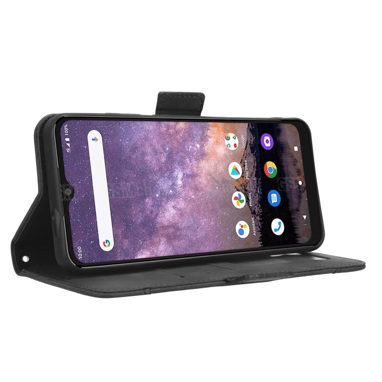 For Wiko Voix U616A Skin Feel Calf Texture Card Slots Leather Phone Case