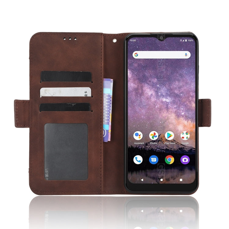For Wiko Voix U616A Skin Feel Calf Texture Card Slots Leather Phone Case