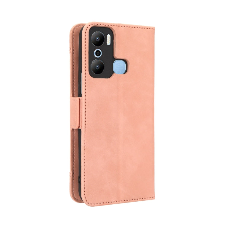 For Infinix Hot 20 Play Skin Feel Calf Texture Card Slots Leather Phone Case