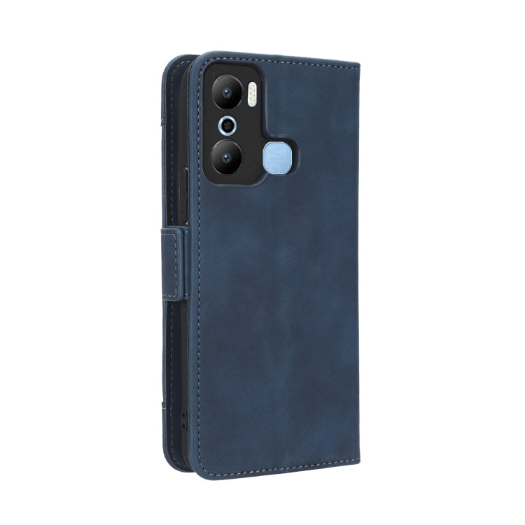 For Infinix Hot 20 Play Skin Feel Calf Texture Card Slots Leather Phone Case