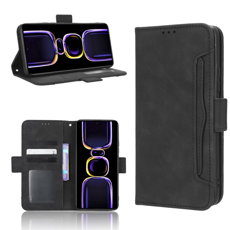 For Xiaomi Redmi K60 5G / K60 Pro Skin Feel Calf Texture Card Slots Leather Phone Case
