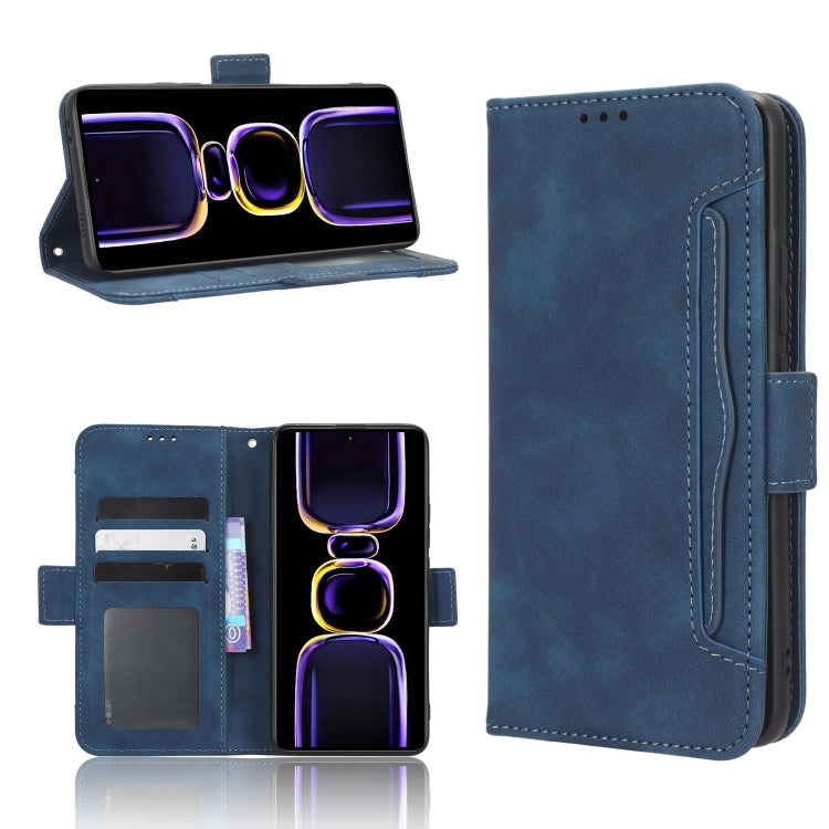 For Xiaomi Redmi K60 5G / K60 Pro Skin Feel Calf Texture Card Slots Leather Phone Case