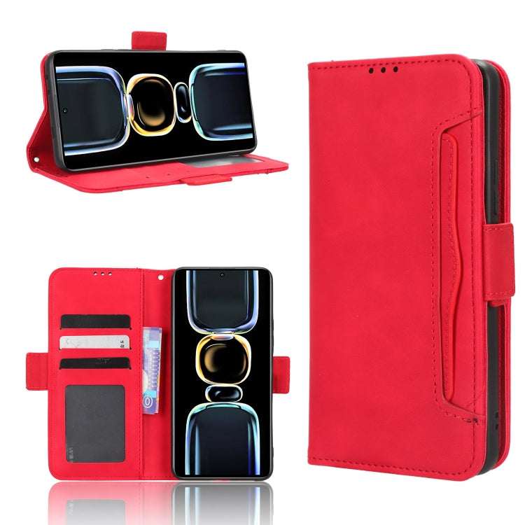 For Xiaomi Redmi K60E 5G Skin Feel Calf Texture Card Slots Leather Phone Case
