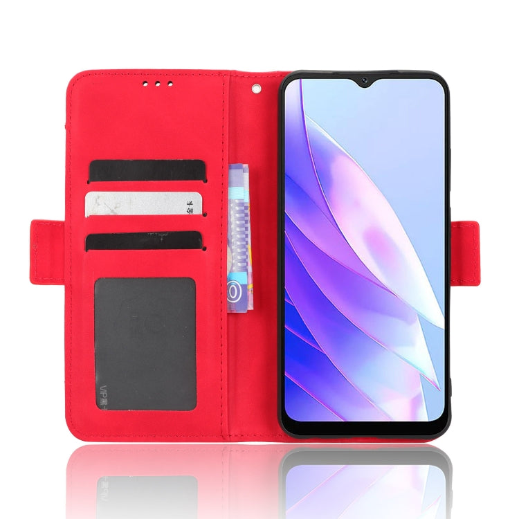 For Blackview A52 Skin Feel Calf Texture Card Slots Leather Phone Case