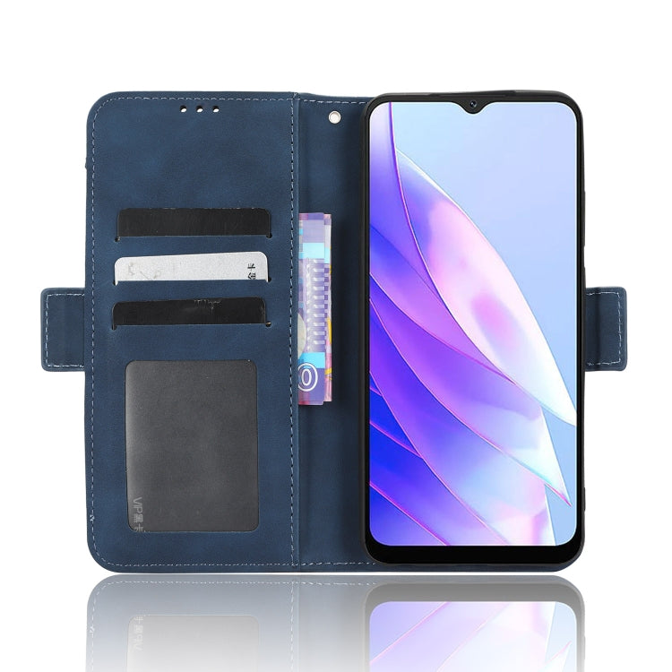 For Blackview A52 Skin Feel Calf Texture Card Slots Leather Phone Case