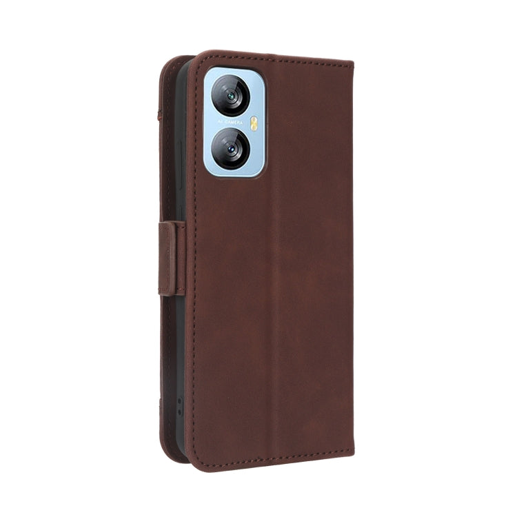 For Blackview A52 Skin Feel Calf Texture Card Slots Leather Phone Case