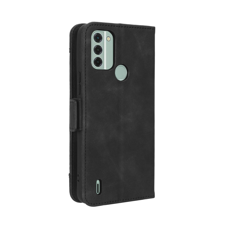 For Nokia C31 Skin Feel Calf Texture Card Slots Leather Phone Case