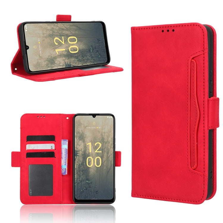 For Nokia C31 Skin Feel Calf Texture Card Slots Leather Phone Case