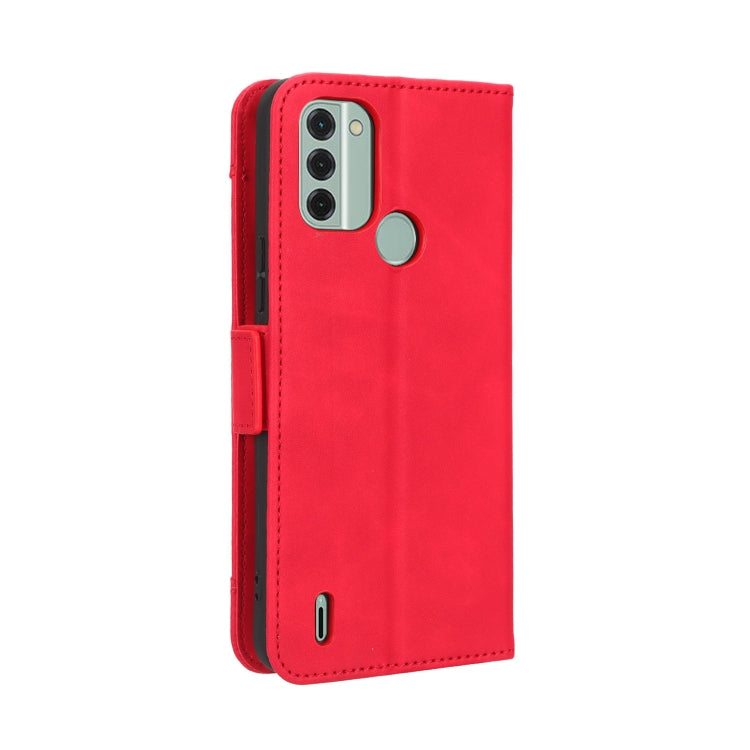 For Nokia C31 Skin Feel Calf Texture Card Slots Leather Phone Case