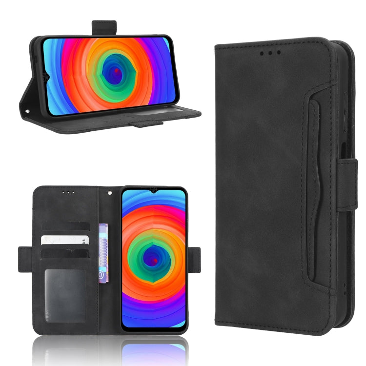 For Ulefone Note 14 Skin Feel Calf Texture Card Slots Leather Phone Case