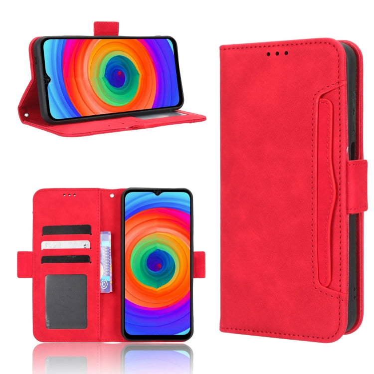 For Ulefone Note 14 Skin Feel Calf Texture Card Slots Leather Phone Case