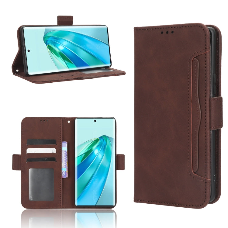 For Honor X9A / X40 / Magic5 Lite 5G Skin Feel Calf Texture Card Slots Leather Phone Case