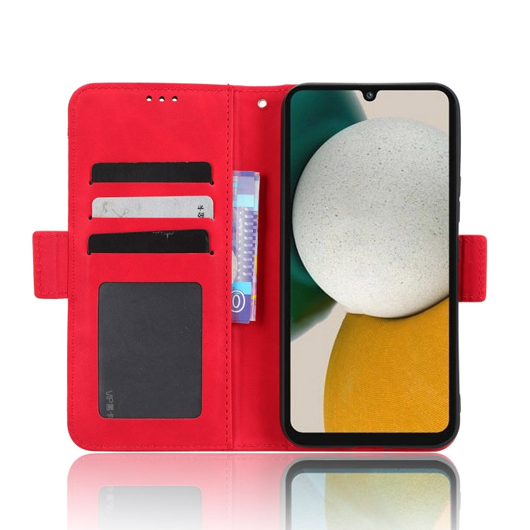 For Samsung Galaxy A34 5G Skin Feel Calf Texture Card Slots Leather Phone Case