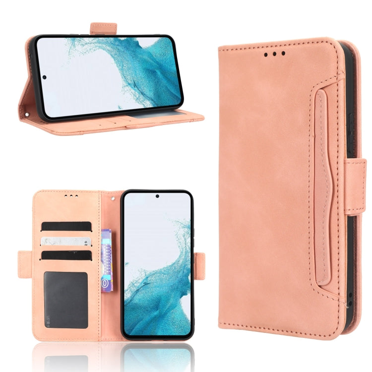 For Samsung Galaxy A54 5G Skin Feel Calf Texture Card Slots Leather Phone Case