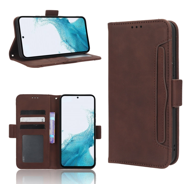 For Samsung Galaxy A54 5G Skin Feel Calf Texture Card Slots Leather Phone Case