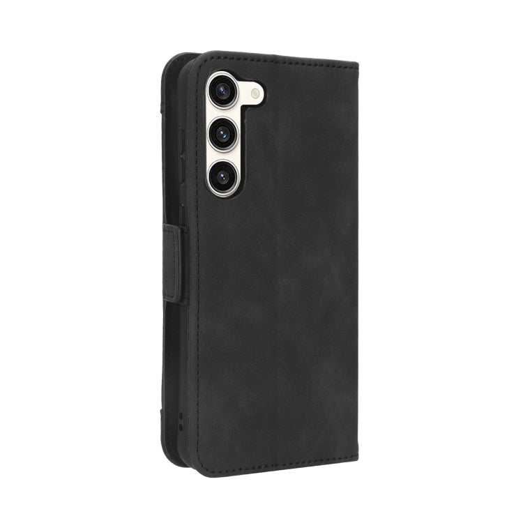 For Samsung Galaxy S23+ 5G Skin Feel Calf Texture Card Slots Leather Phone Case