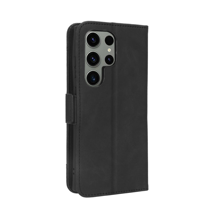 For Samsung Galaxy S23 Ultra 5G Skin Feel Calf Texture Card Slots Leather Phone Case