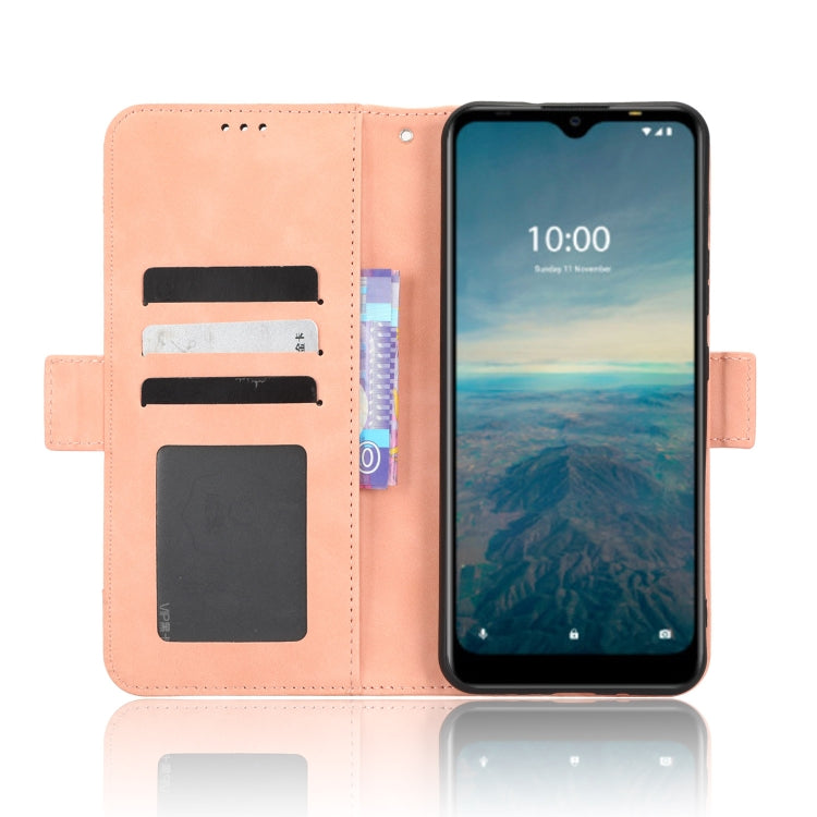 For Vodafone Smart V22 Skin Feel Calf Texture Card Slots Leather Phone Case